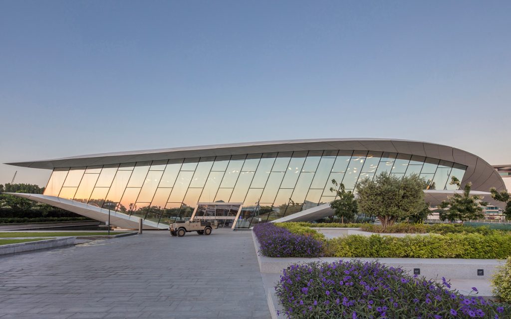 landscape design Etihad Museum, Dubai, UAE - Cracknell